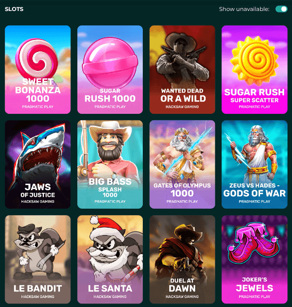 Kingzwin Casino Game Library